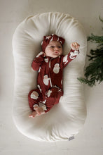 Load image into Gallery viewer, Bamboo Zip Pajama | Vintage Santa