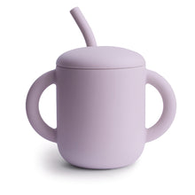 Load image into Gallery viewer, Silicone Training Cup + Straw | Soft Lilac