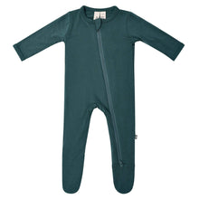 Load image into Gallery viewer, Zipper Footie | Emerald