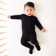 Load image into Gallery viewer, Zipper Footie | Midnight