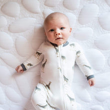 Load image into Gallery viewer, Zipper Romper | Giraffe