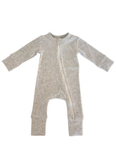 Load image into Gallery viewer, 2-Way Zip Romper | Heather Speckle
