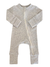 Load image into Gallery viewer, 2-Way Zip Romper | Heather Speckle
