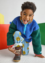 Load image into Gallery viewer, Color Block Fleece Pullover | Blue
