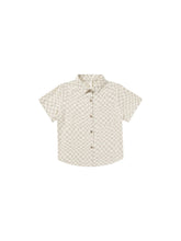 Load image into Gallery viewer, Collared Short Sleeve Shirt | Dove Check
