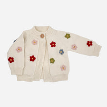Load image into Gallery viewer, Cotton Flower Cardigan | Multi-Color
