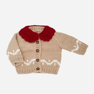 Kids & Baby Sweater | Gingerbread Cardigan