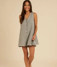 Load image into Gallery viewer, Women&#39;s Amari Romper | Heathered Indigo
