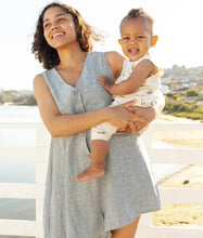 Load image into Gallery viewer, Women&#39;s Amari Romper | Heathered Indigo
