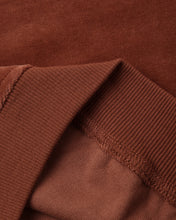 Load image into Gallery viewer, Velour Relaxed Sweatshirt | Redwood
