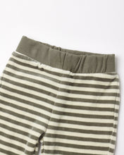 Load image into Gallery viewer, Velour Relaxed Sweatpant | Spruce Stripe
