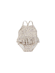 Ruffled One-Piece Swimsuit | French Garden