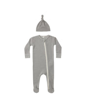 Load image into Gallery viewer, Waffle Sleep Set | Midnight Microstripe
