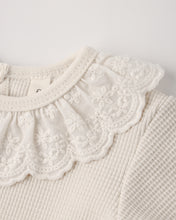 Load image into Gallery viewer, Ruffle Collar Bodysuit | Natural
