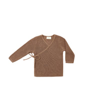 Load image into Gallery viewer, Knit Wrap Top | Cocoa

