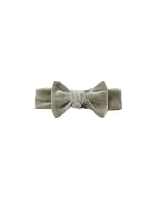 Load image into Gallery viewer, Velour Bow Headband | Spruce

