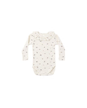 Load image into Gallery viewer, Ruffle Collar Bodysuit | Natural Ditsy

