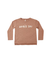 Load image into Gallery viewer, Raw Edge Long Sleeve Tee | Apres Ski
