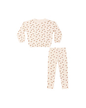Load image into Gallery viewer, Spongey Knit Set | Ruby Dots
