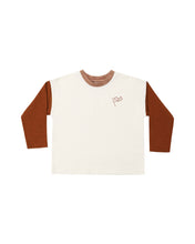 Load image into Gallery viewer, Camden Long Sleeve Tee | Brick Color Block
