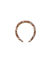 Load image into Gallery viewer, Padded Headband | Autumn Plaid
