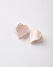 Load image into Gallery viewer, Heart Mini Clips | Dusty Blue, Clay + Blush
