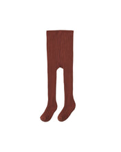 Load image into Gallery viewer, Ribbed Tights | Brick

