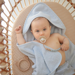 Baby Hooded Towel | Baby Blue