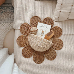 Rattan Wall Basket | Daisy