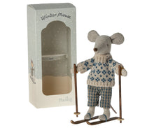 Load image into Gallery viewer, Winter Mouse with Ski Set | Dad
