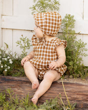 Load image into Gallery viewer, Amelia Romper | Saddle Plaid
