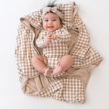 Load image into Gallery viewer, Baby Blanket | Gingham Bisque
