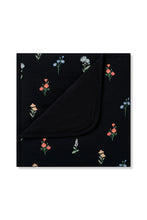 Load image into Gallery viewer, Baby Blanket | Midnight Wildflower
