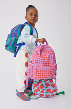 Load image into Gallery viewer, Cool Kid Backpack | Navy &amp; Green Stripe

