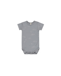 Bamboo Short Sleeve Bodysuit | Clouds