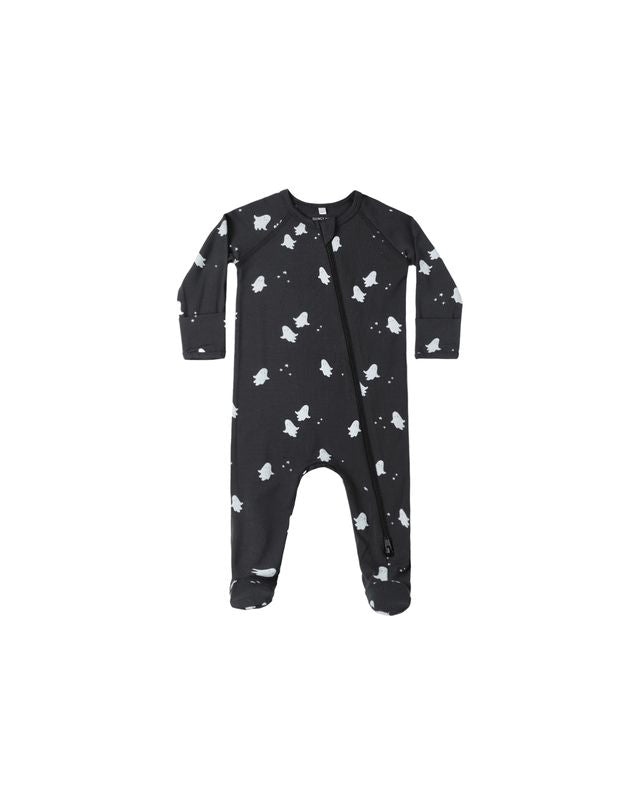 Bamboo Zip Footie | Ghosts
