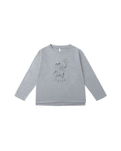 Load image into Gallery viewer, Raw Edge Long Sleeve Tee | Basketball
