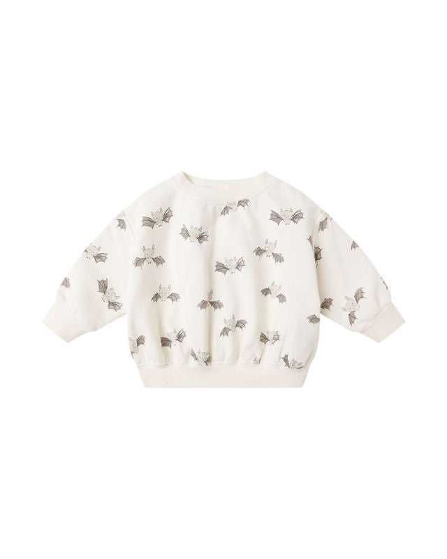Relaxed Fleece Sweatshirt | Bats