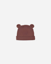 Load image into Gallery viewer, Baby Bear Beanie | Black Cherry
