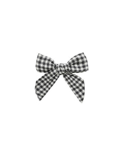 Knotted Headband | Black Gingham