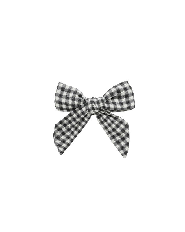 Knotted Headband | Black Gingham