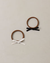 Load image into Gallery viewer, Baby Bow Headband | Black + Ivory
