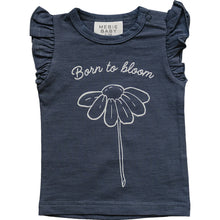 Load image into Gallery viewer, Born to Bloom Ruffle Tee
