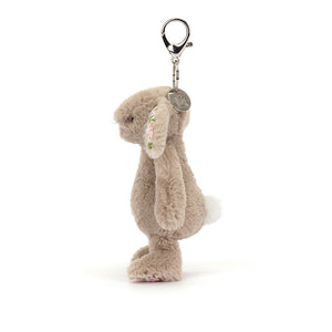 Blossom Beige Bunny Petal | Bag Charm