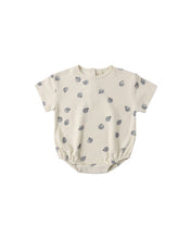Load image into Gallery viewer, Relaxed Short Sleeve Bubble Romper | Blueberries
