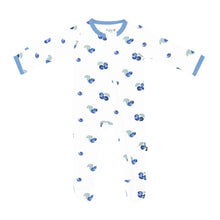 Load image into Gallery viewer, Zipper Footie | Blueberry
