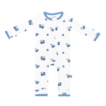 Load image into Gallery viewer, Zipper Romper | Blueberry
