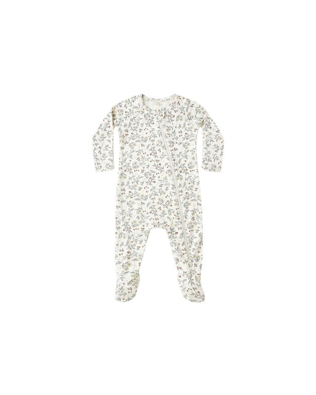 Bamboo Zip Footie | Woodland
