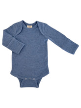Load image into Gallery viewer, Long Sleeve Bodysuit | Blue Speckle
