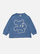 Load image into Gallery viewer, Squiggle Long Sleeve Tee | Blue
